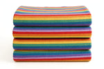 Rainbow Stripe Jersey — Folded stack view