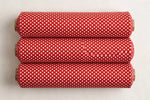Retro Polka Dot Cotton — Folded stack view