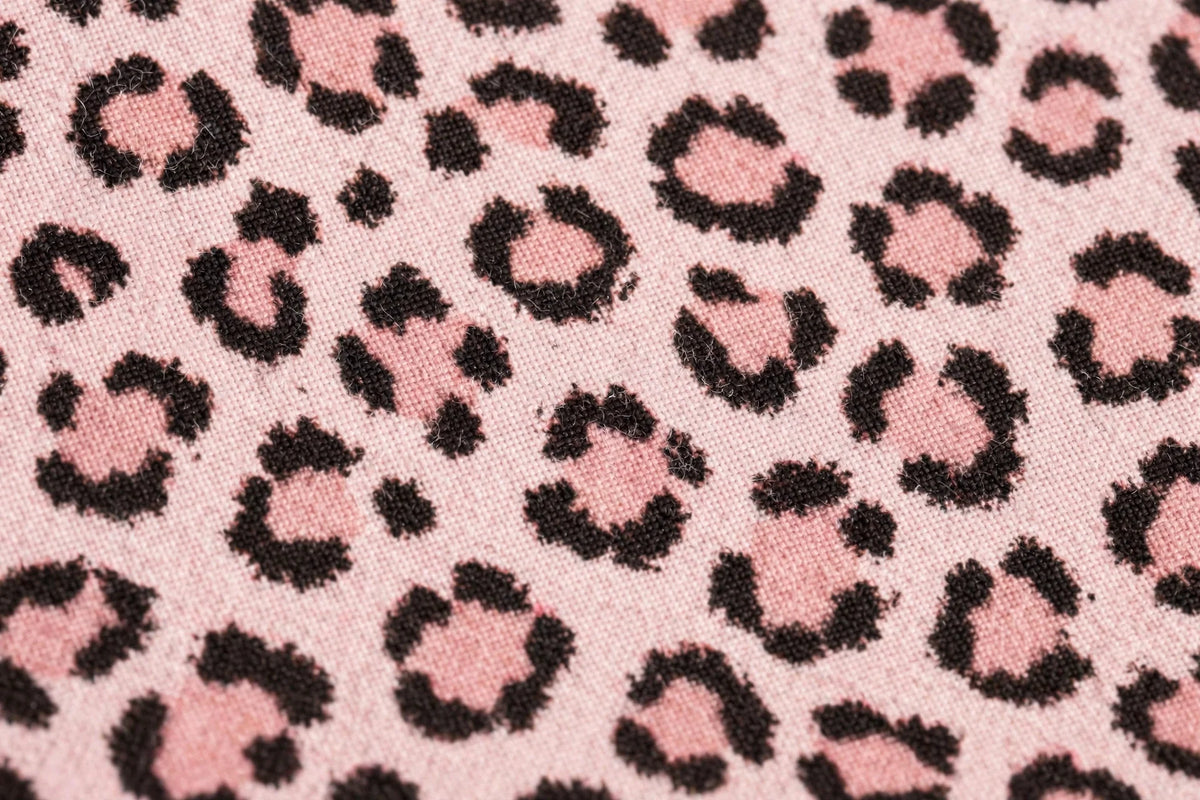 Rose Leopard Cotton — Pattern detail view