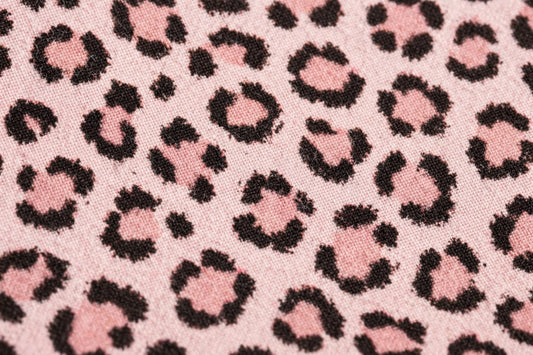 Rose Leopard Cotton — Pattern detail view