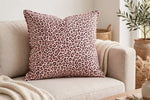 Rose Leopard Cotton — Lifestyle cushion view