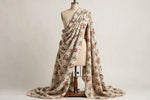 Rosehip Floral Linen — Draped view