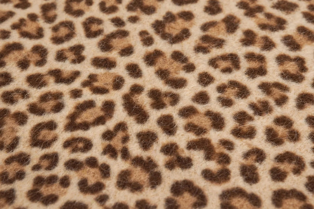Safari Animal Print Flannel — Pattern detail view
