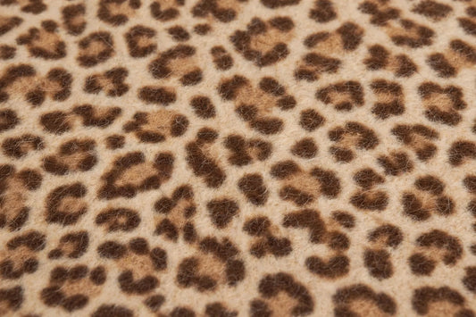 Safari Animal Print Flannel — Pattern detail view