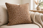 Savanna Animal Print Cotton — Lifestyle cushion view