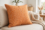 Savanna Sunset Animal Print Cotton — Lifestyle cushion view