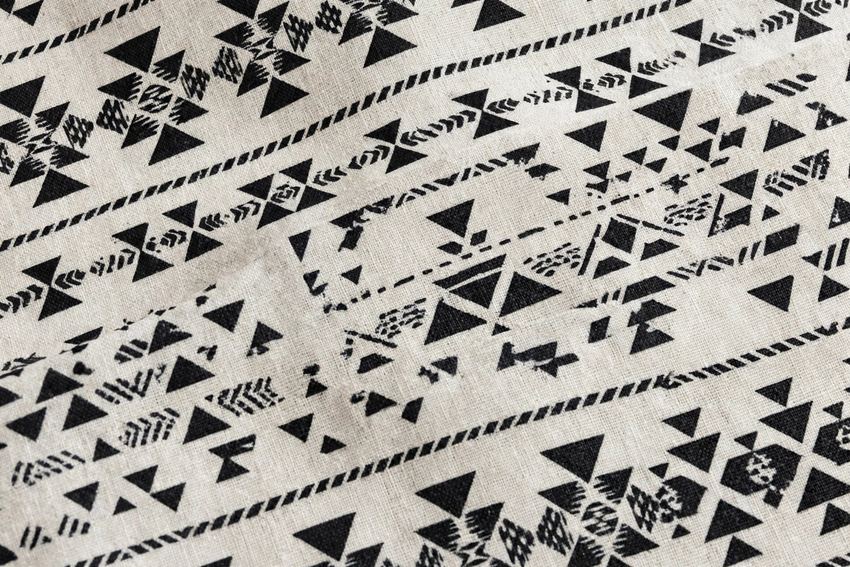 Scandi Geo Cotton — Pattern detail view