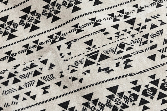 Scandi Geo Cotton — Pattern detail view