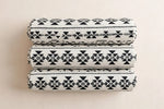 Scandi Geo Cotton — Folded stack view