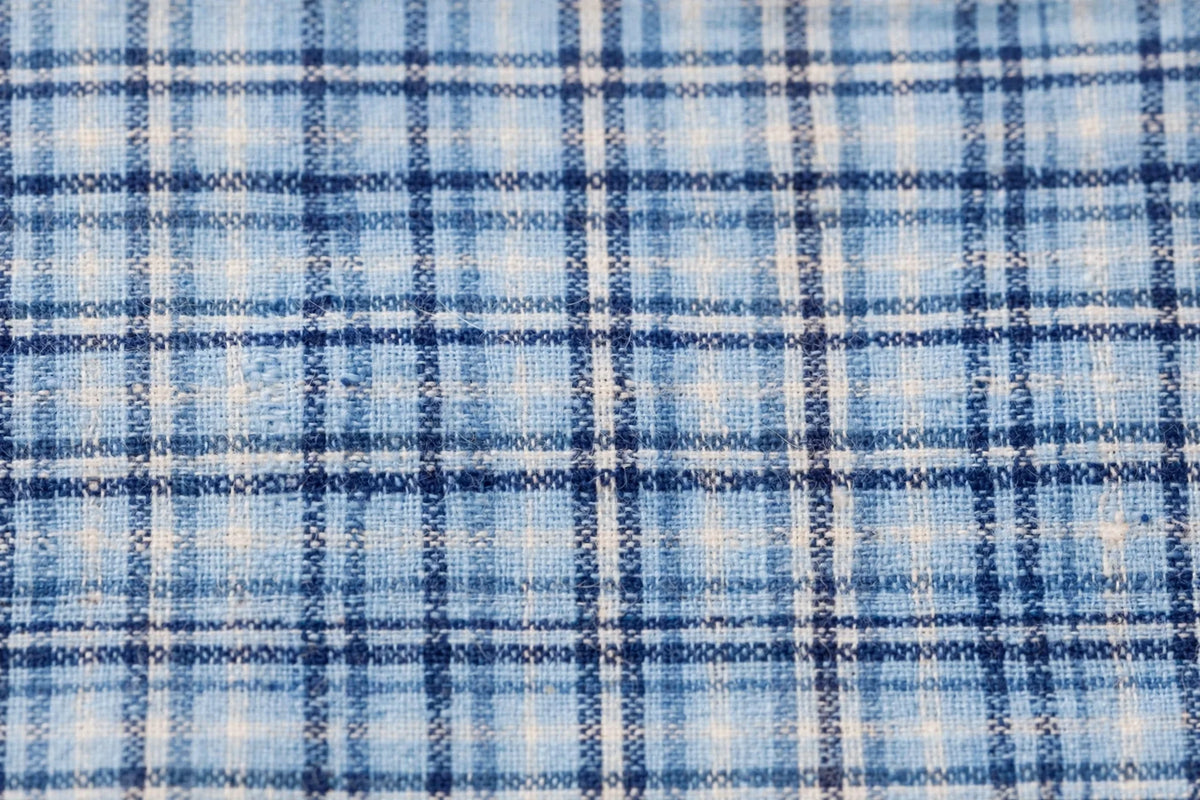 Sky Plaid Cotton — Pattern detail view