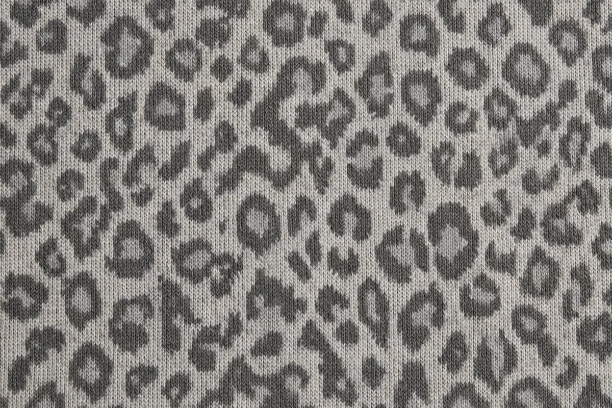 Stone Leopard Knit — Pattern detail view
