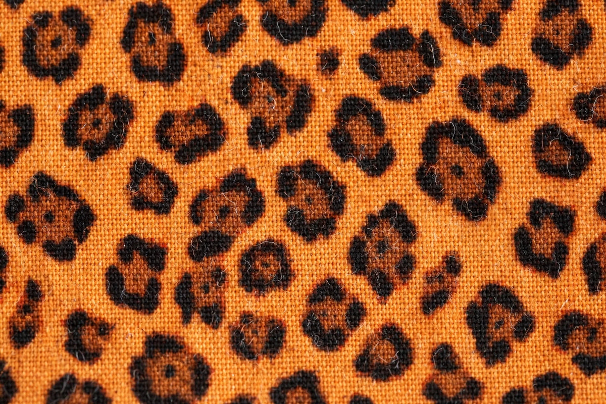 Sunset Leopard Rayon — Pattern detail view