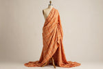 Sunset Plaid Rayon — Draped view