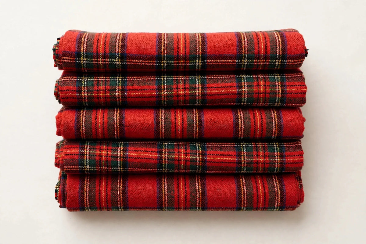 Tartan Plaid — Folded stack view