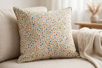 Tiny Paws Animal Print Cotton — Lifestyle cushion view