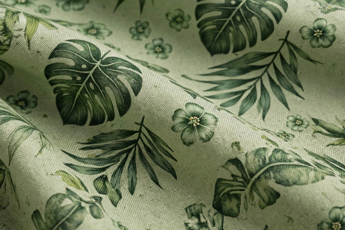 Tropical Leaves — Pattern detail view