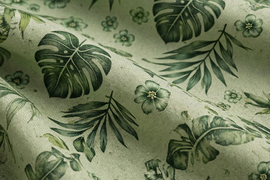 Tropical Leaves — Pattern detail view