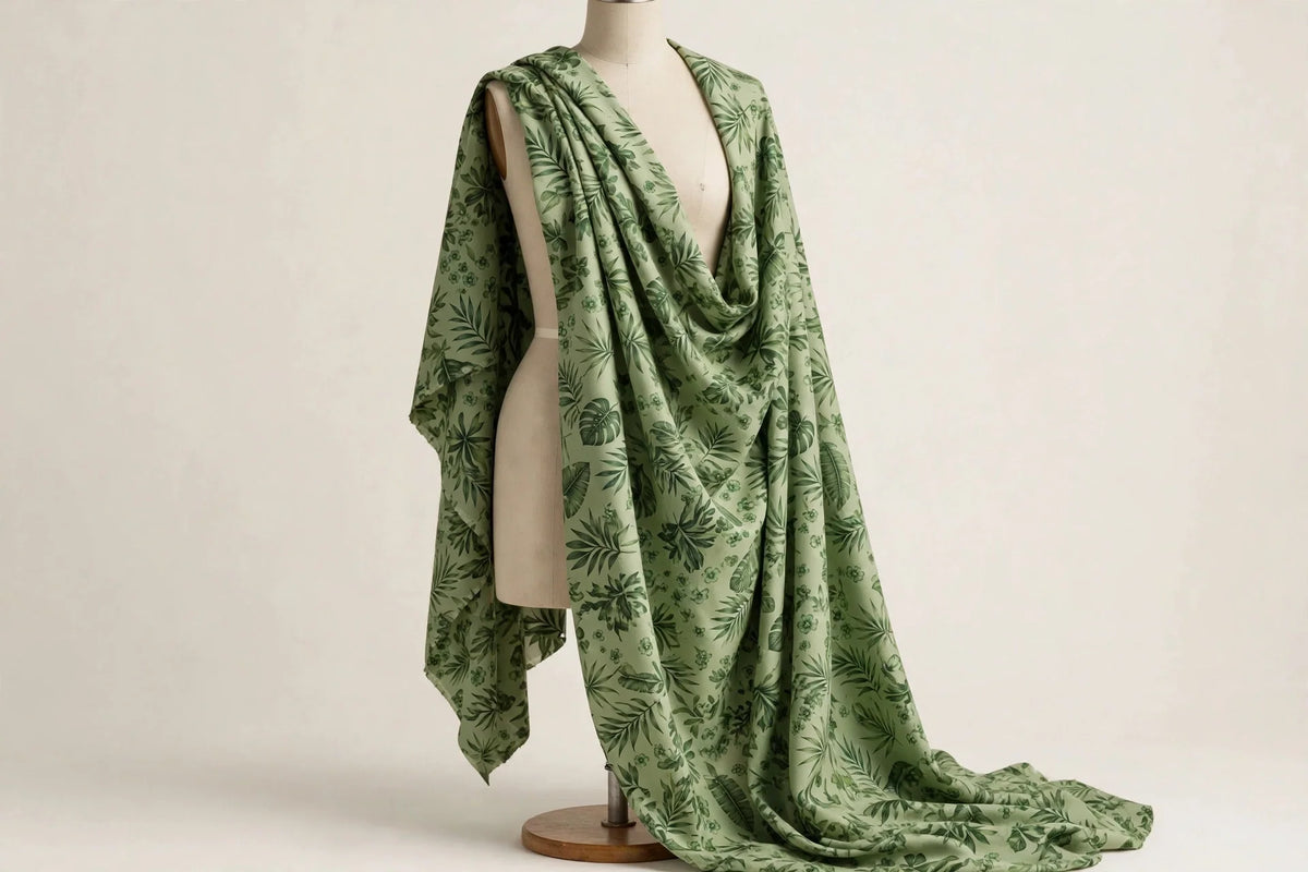 Tropical Leaves — Draped view