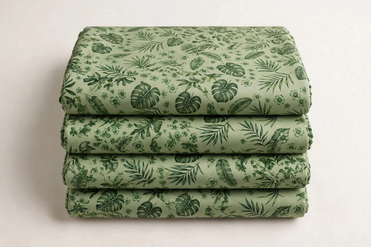 Tropical Leaves — Folded stack view