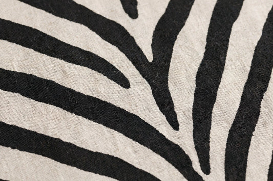 Wild Zebra Linen — Pattern detail view