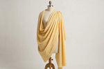 Yellow Gingham Cotton — Draped view