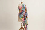Zebra Bloom Cotton — Draped view