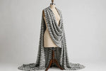 Zebra Mist Knit — Draped view