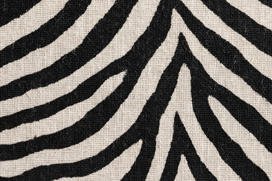 Zebra Print Cotton — Pattern detail view