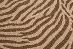 Zebra Safari Flannel — Pattern detail view