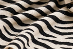 Zebra Stripe Jersey Knit — Pattern detail view