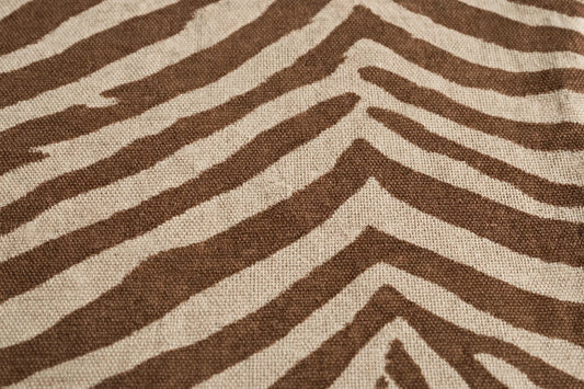 Zebra Trail Canvas — Pattern detail view