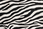 Zebra Tuxedo Cotton — Pattern detail view